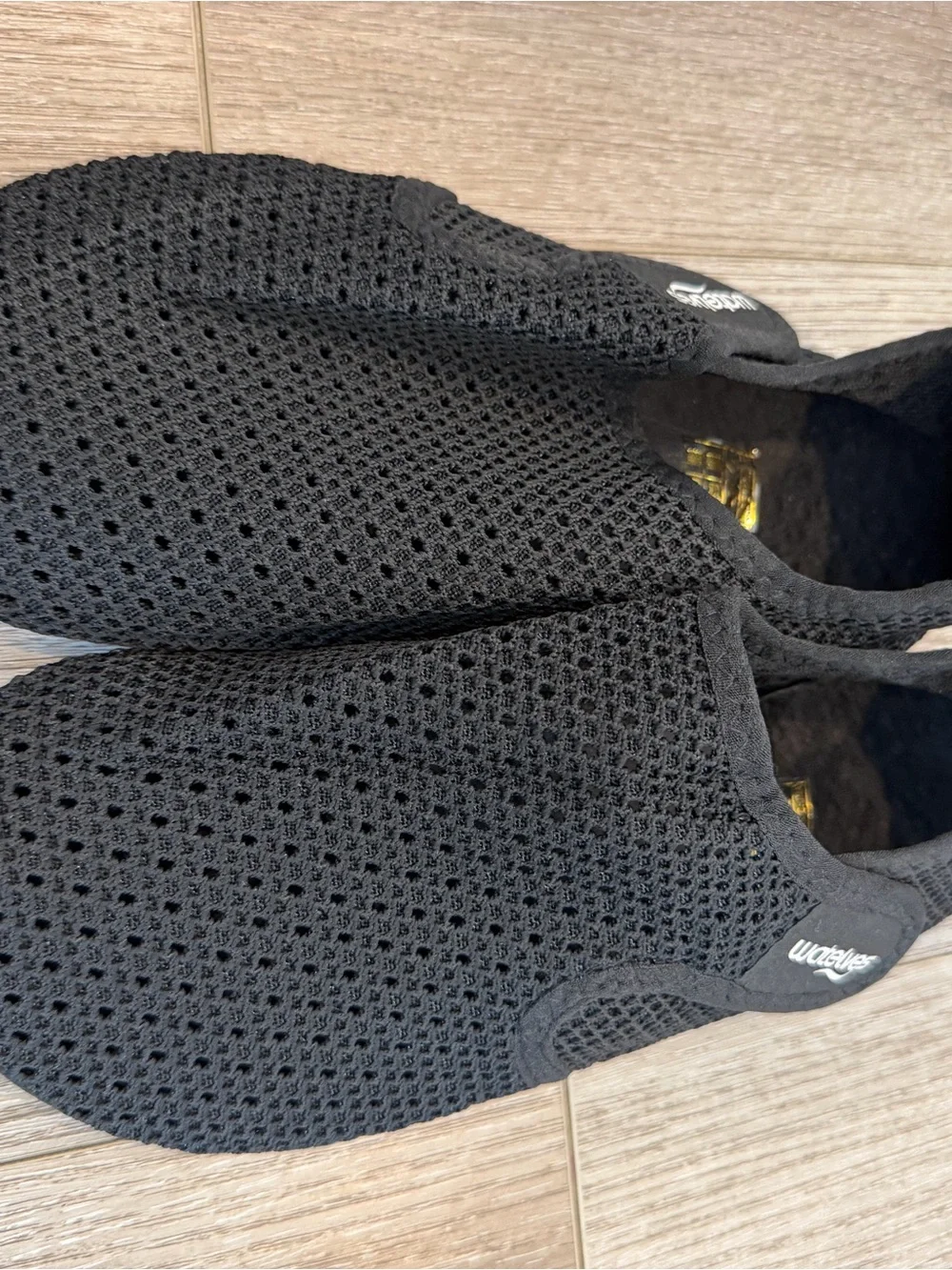 Black Mesh Swim Shoes